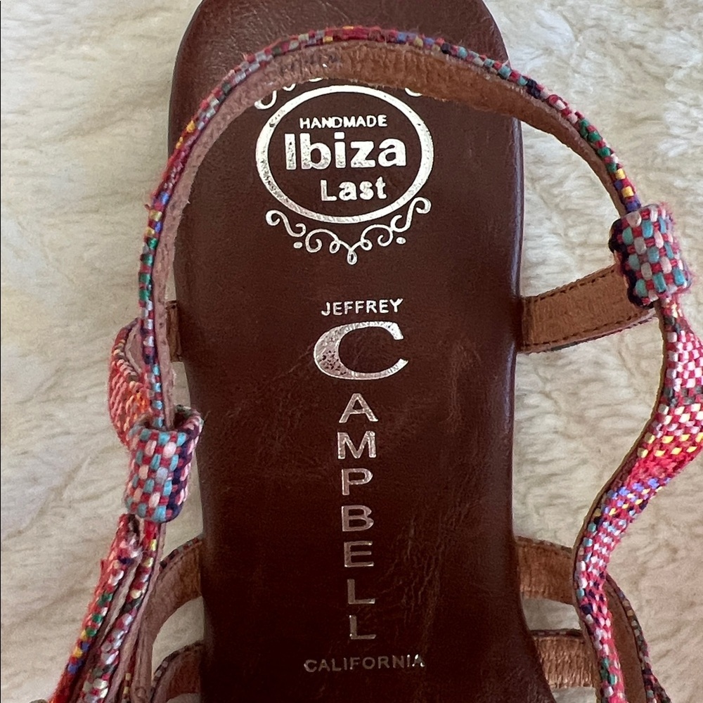 Jeffrey Campbell Johnny V Spike Sandals Studded Tribal Boho Size 9.5 NWT - Picture 8 of 11